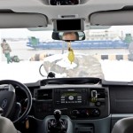 Važiuodami galėsite gerėtis vaizdais ne tik pro šoninius langus, bet ir per priekinį stiklą.